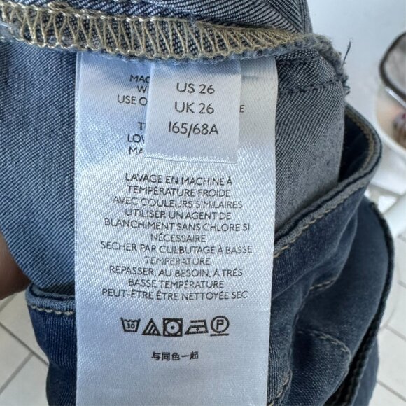 Free People We The Free Just Float On Flare Jeans Blue Size 26 NWT Bell Bottom - Picture 8 of 11